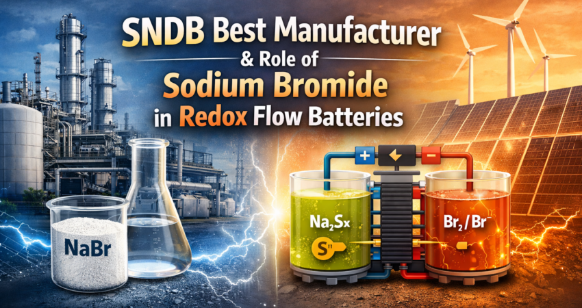SNDB Best Manufacturer | Role of Sodium Bromide in Redox Flow Batteries