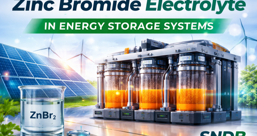 Zinc Bromide Electrolyte in Energy Storage Systems | SNDB Best Manufacturer