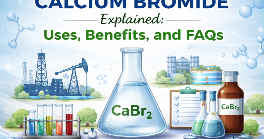 Calcium bromide in industry and science