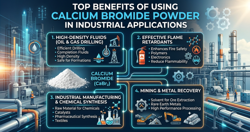 Top Benefits of Using Calcium Bromide Powder in Industrial Applications
