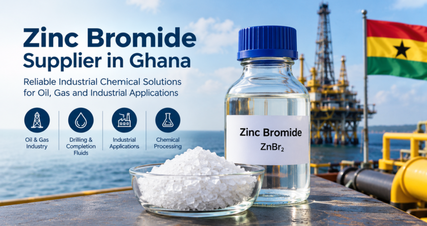 Zinc Bromide Supplier in Ghana | Reliable Industrial Chemical Solutions by SNDB